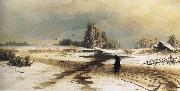 unknow artist The Thaw USA oil painting artist